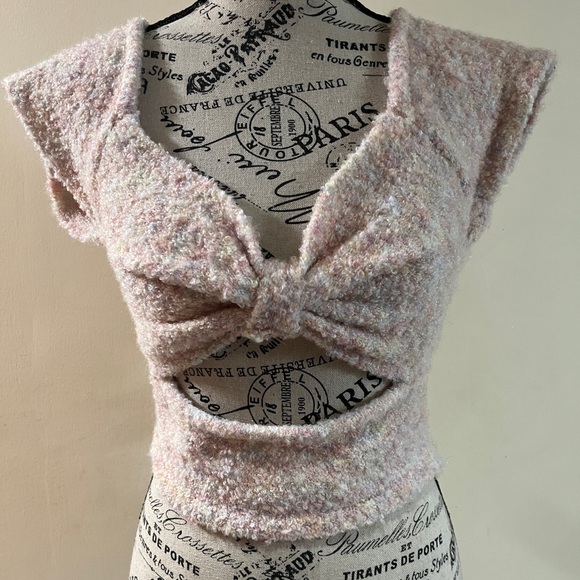 Le Lis Off Shoulder Crop Top and High Waist Shorts Set main image 0